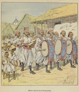 Nuba Turcos w Antananarywa autorstwa after Louis Charles Bombled