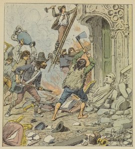 Grabież Rzymu autorstwa after Louis Charles Bombled