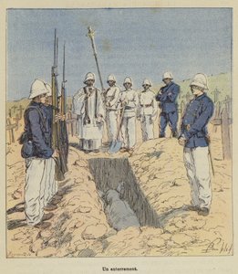 Pogrzeb autorstwa after Louis Charles Bombled