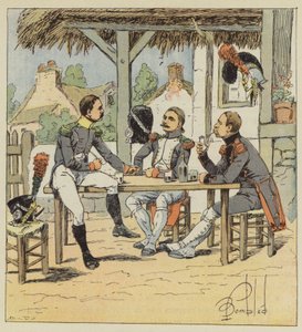 Voltigeur, pieszy myśliwy i saper inżynier autorstwa after Louis Charles Bombled