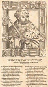 Jan Fryderyk Wielkoduszny w szatach elektorskich autorstwa after Lucas Cranach the Younger