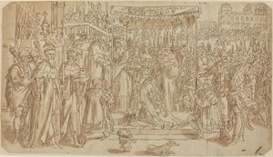 Koronacja Cesarza autorstwa after Maarten de Vos
