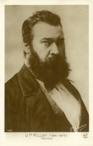 Jean-Francois Millet, francuski malarz autorstwa after Nadar