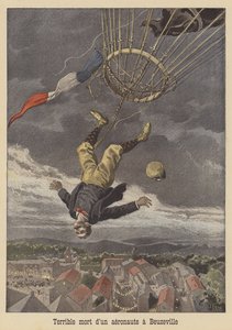 Straszna śmierć baloniarza w Beuzeville autorstwa after Oswaldo Tofani