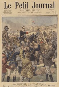 Generał burski Joubert przemawiający do swoich żołnierzy autorstwa after Oswaldo Tofani