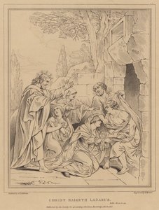 Chrystus wskrzesza Łazarza, Łukasza
