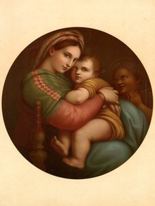 Madonna Krzesła autorstwa after Raphael
