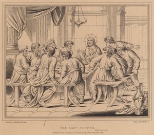 Ostatnia Wieczerza, Mark autorstwa after Raphael