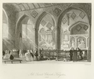 Kościół Wszystkich Świętych, Kingston, 1840