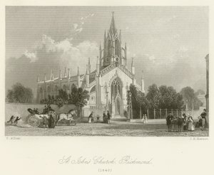 Kościół św. Jana, Richmond, 1840