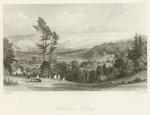 Widok z Norbury autorstwa after Thomas Allom