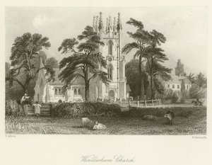 Kościół Windlesham autorstwa after Thomas Allom
