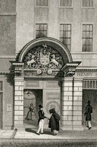 Sala Chirurgów Fryzjerskich, Monkwell Street, 1830