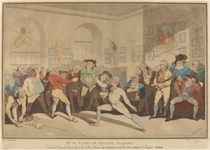 Akademia Szermierki Pana H. Angelo autorstwa after Thomas Rowlandson