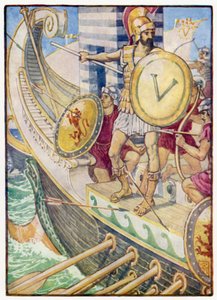 Stał się celem dla każdej strzały autorstwa after Walter Crane