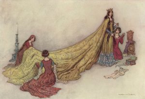 Geoffrey Chaucer, Opowieść urzędników autorstwa after Warwick Goble