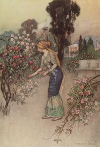 Geoffrey Chaucer, Opowieść rycerzy autorstwa after Warwick Goble