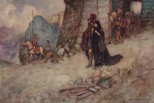 Geoffrey Chaucer, Troilus i Criseyde autorstwa after Warwick Goble