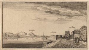 Widok na Lewenberg autorstwa after Wenceslaus Hollar