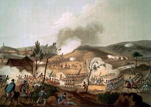 Bitwa pod Coruną, 17 stycznia 1809 (kolorowa akwatinta)