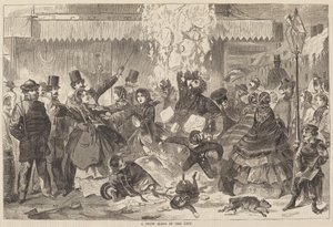 Śnieżna zjeżdżalnia w mieście autorstwa Winslow Homer