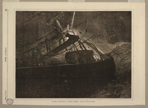 Na morzu - sygnalizacja przejeżdżającego parowca autorstwa Winslow Homer