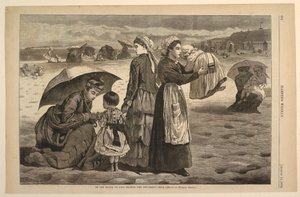 Na plaży w Long Branch – godzina dla dzieci autorstwa Winslow Homer