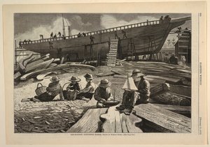 Ship-Building, Gloucester Harbor, z Harper