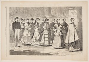 Poranny Spacer – Szkoła Młodych Kobiet Promenada Alei autorstwa Winslow Homer