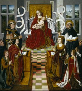 Hiszpański:  La Virgen de los Reyes Católicos Madonna Monarchów Katolickich autorstwa anonymous 