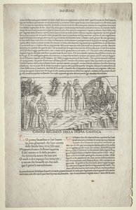 Dante i Virgil z wizją Beatrice autorstwa attributed to Baccio Baldini (Italian, c. 1436 1487)