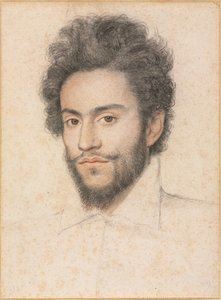 Młody mężczyzna z brodą autorstwa attributed to François Quesnel