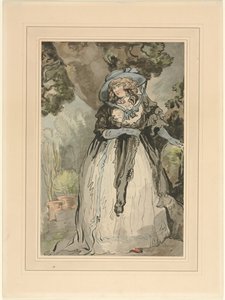Pani Samuel Howitt (z domu Elizabeth Rowlandaon) autorstwa attributed to George Murgatroyd Woodward
