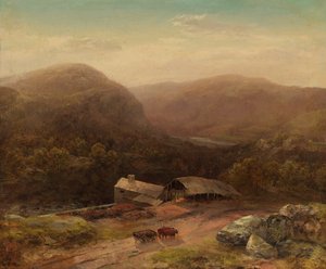 W dolinie Housatonic autorstwa attributed to Homer Dodge Martin