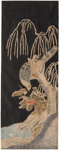 Sokół na wierzbie autorstwa attributed to Isoda Koryūsai