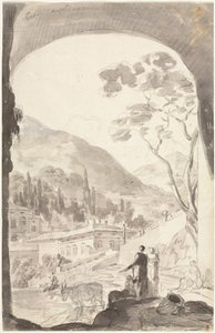 Kamieniołom w Neapolu autorstwa attributed to Jean Honoré Fragonard