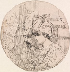 Dwie głowy w rondlu autorstwa attributed to John Hamilton Mortimer