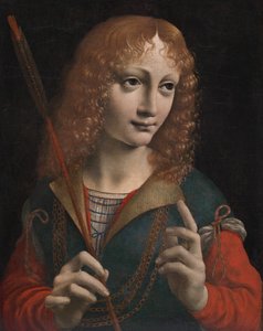 Portret młodzieńca jako św. Sebastian autorstwa attributed to Marco d