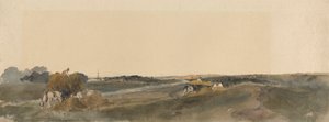 Sianokosy na brzegach rzeki Lincolnshire autorstwa attributed to Peter DeWint