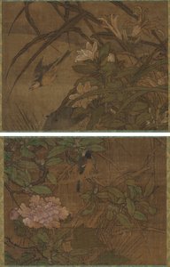 Ptaki i Kwiaty autorstwa attributed to Sesshū Tōyō