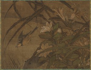 Ptaki i Kwiaty autorstwa attributed to Sesshū Tōyō