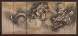 smok autorstwa attributed to Soga Nichokuan