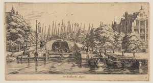De Eenhorns Sluys, z Widoki Amsterdamu