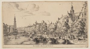 Noorder Marckt i Kerck, z Widoki Amsterdamu