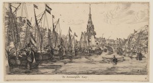 De Roowaensche Kaey, z Widoki Amsterdamu