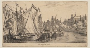 Leytsche veer, z Widoki Amsterdamu