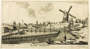 Brama Raam, z książki Osiem bram miejskich Amsterdamu