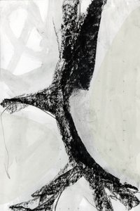 Odważna, monochromatyczna abstrakcja