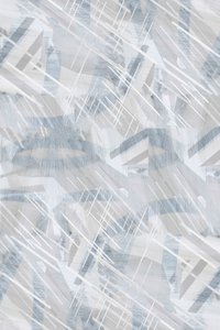 Geometryczna abstrakcja w chłodnej tonacji
