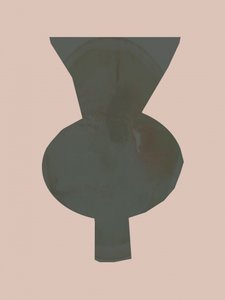 Elegancka abstrakcyjna waza autorstwa cartissi